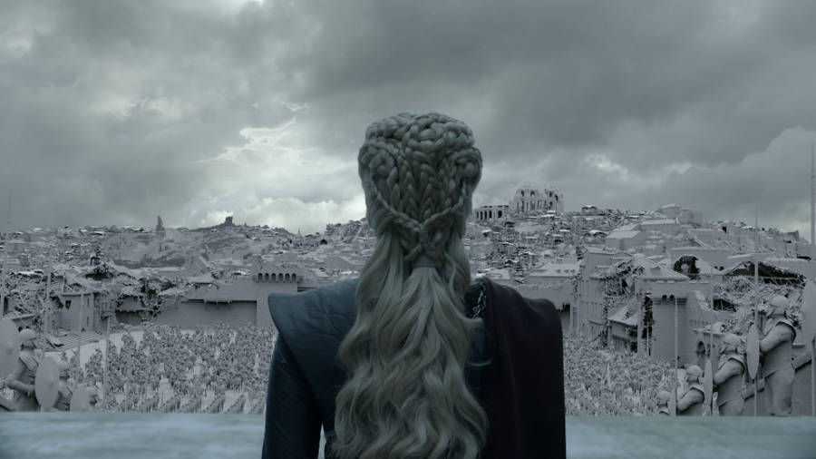 Daenerys Targaryen delivers speech to her followers